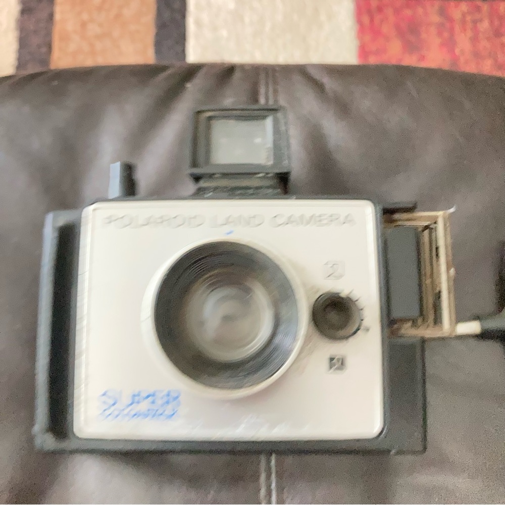 Polaroid Land Camera - Black and Silver